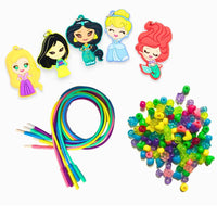 Disney Princess Charm Necklace Jewellery Activity Set for Kids create your fist jewellery yourself