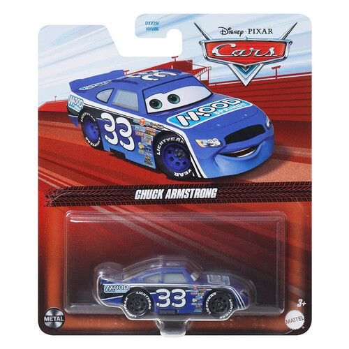 Add Disney Pixar Cars: Chuck Armstrong to your collection of high-quality die-cast cars.
