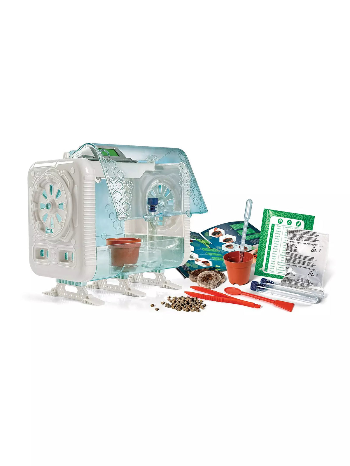 Clementoni HI-TECH Greenhouse all pieces that set includes