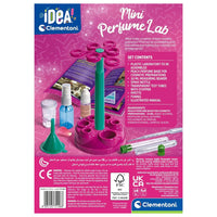 Clementoni Mini Perfume Lab Science Kit reverse view picture of the box