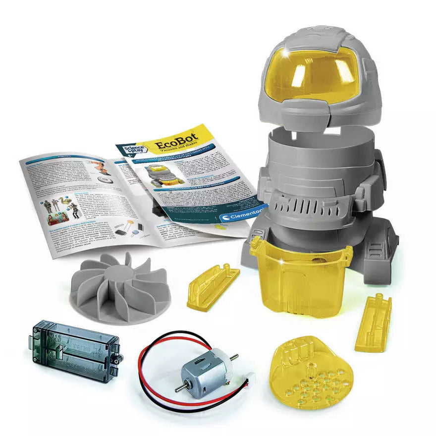 Clementoni Science Museum EcoBot use instruction to create a bot