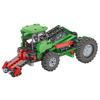 Clementoni Science Museum Mechanics Farm Vehicle Building Set picture on the white background