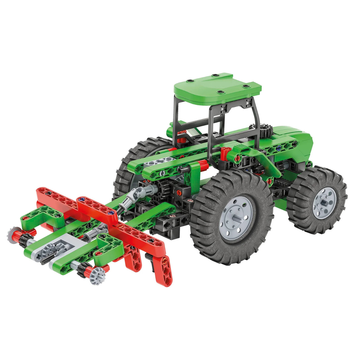 Clementoni Science Museum Mechanics Farm Vehicle Building Set backview picture