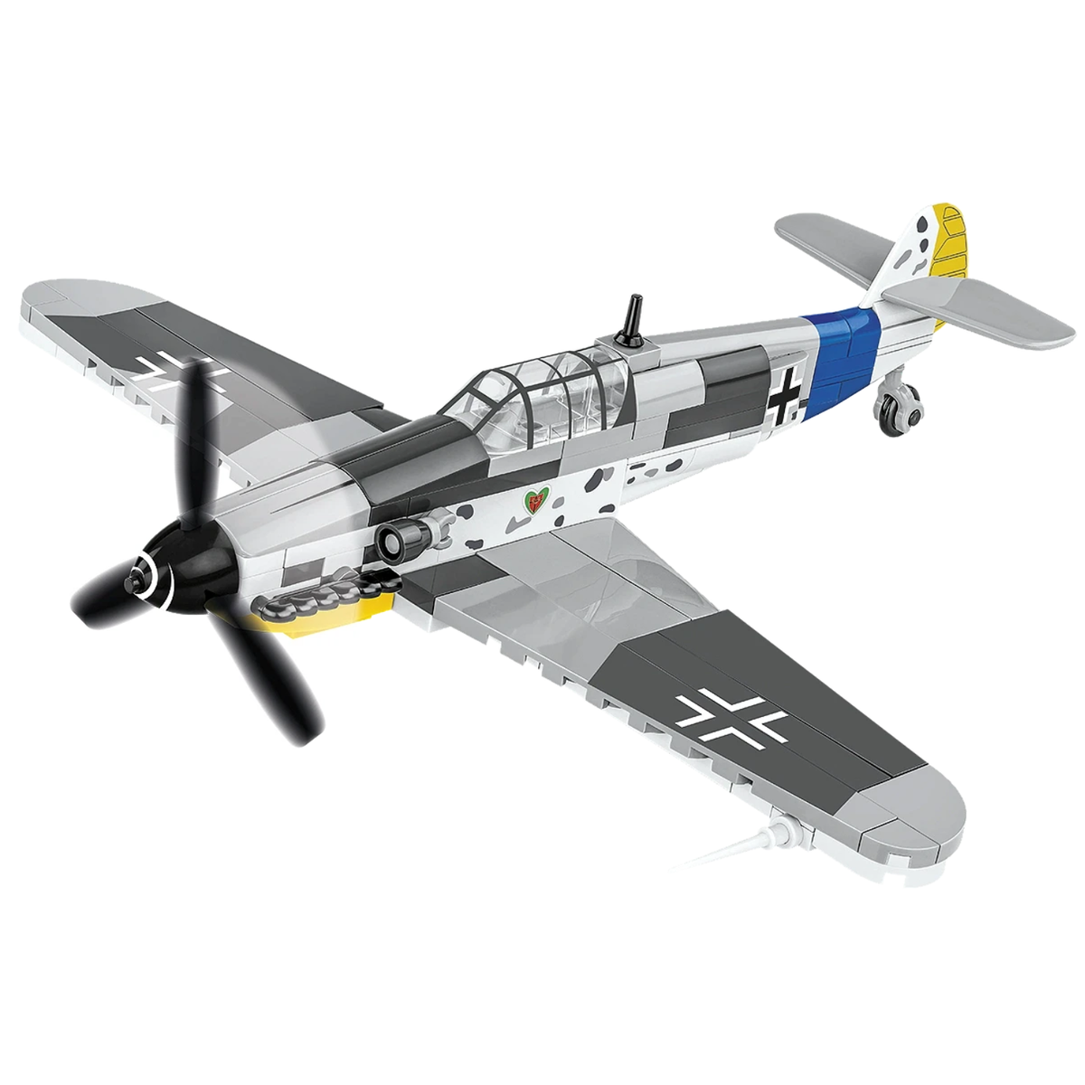 COBI Messerschmitt Bf 109 G picture on the white background