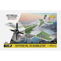 COBI Supermarine Spitfire Mk XVI Bubbletop WWII Building Set picture of the box