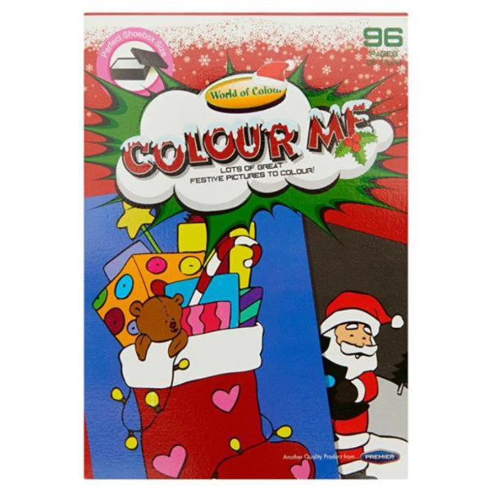 World of Colour A5 Perforated My Little Colouring Book - Christmas