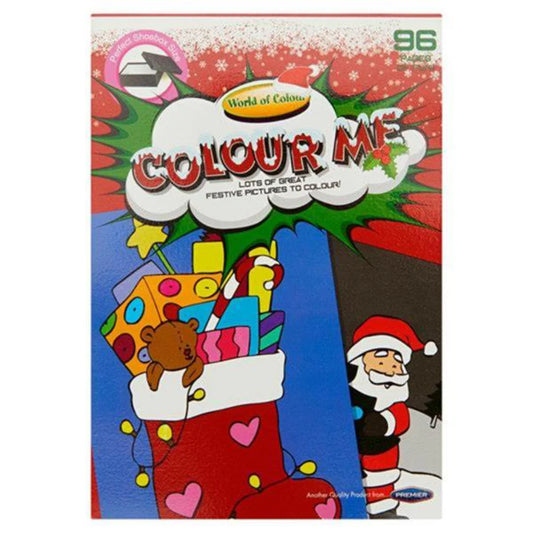 World of Colour A5 Perforated My Little Colouring Book - Christmas