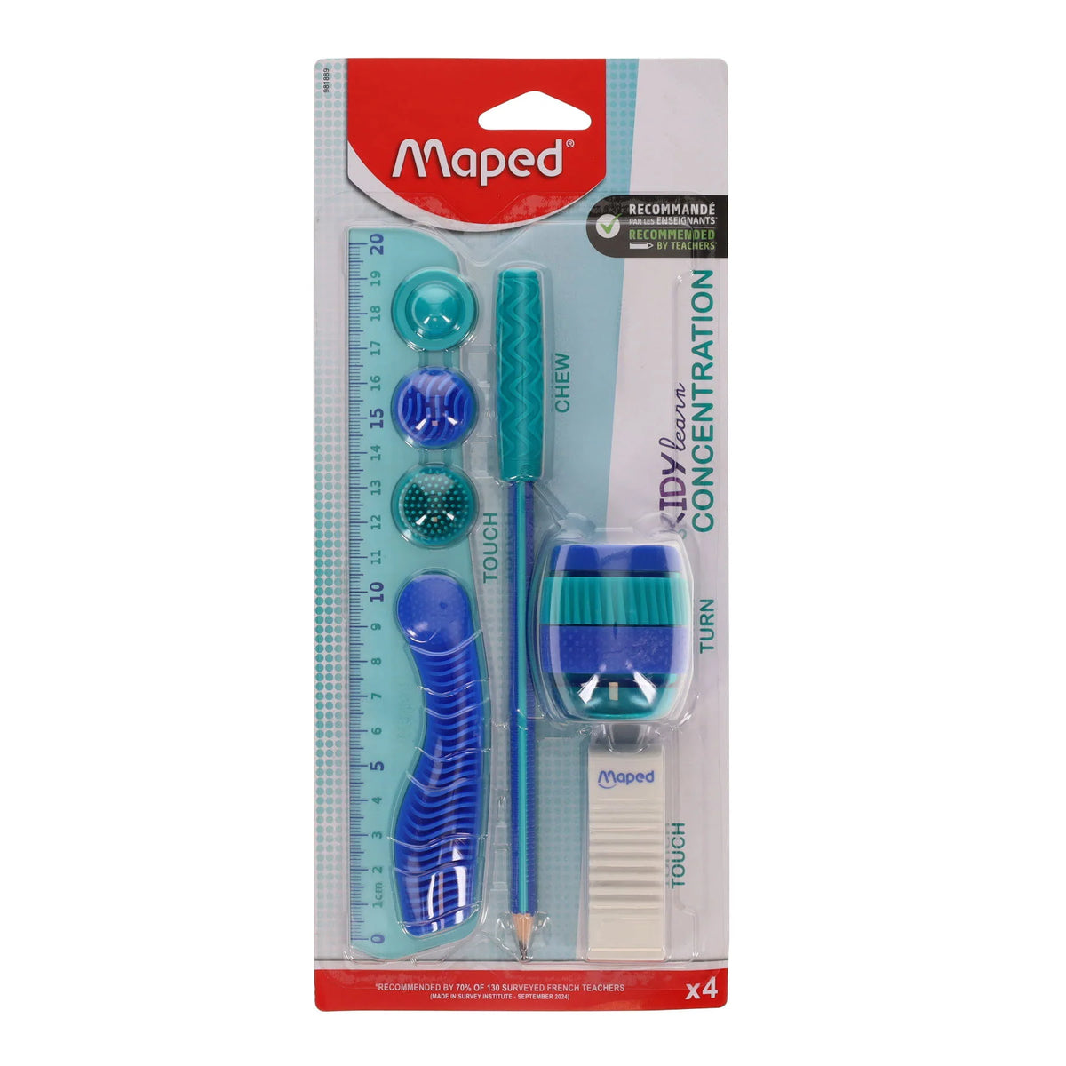 Maped Kidylearn Concentration Stationery Set picture in the box