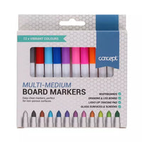 Concept Multi-Medium Board Markers 12 colors in the box