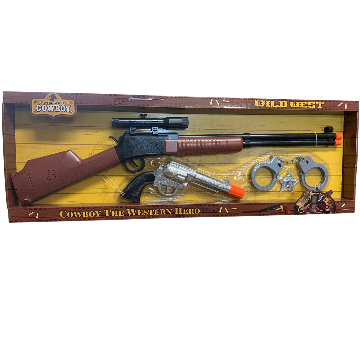 Cowboy Pistole and Rifle Set for Kids for role play games