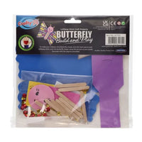 Crafty Bitz Build & Play Butterfly & Fairy Door Craft Kitfor kids over 6