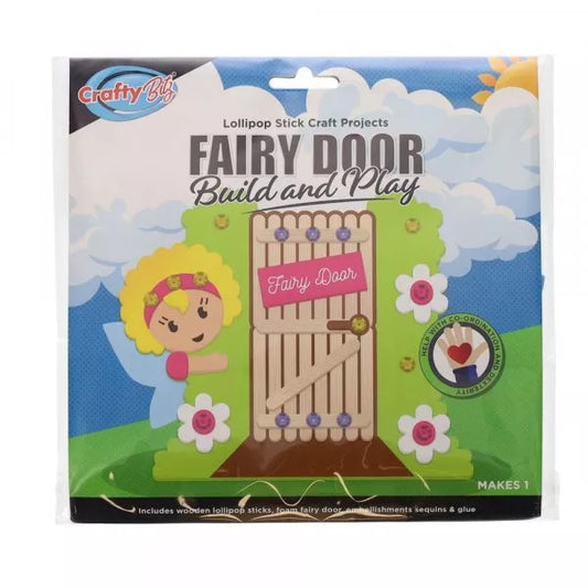 Crafty Bitz Build & Play Butterfly & Fairy Door Craft Kit creative kit