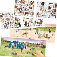 Happy Horses Colouring Book create your own horse farm