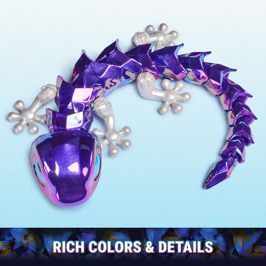 Crystalynx Gecko Series 1 Mystery Egg made in a vibrant colors