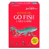 David Walliams Ratburger Go Fish Card Game front view picre of the box