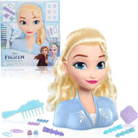 Disney Frozen Elsa Styling Head pretend to be hairdresser