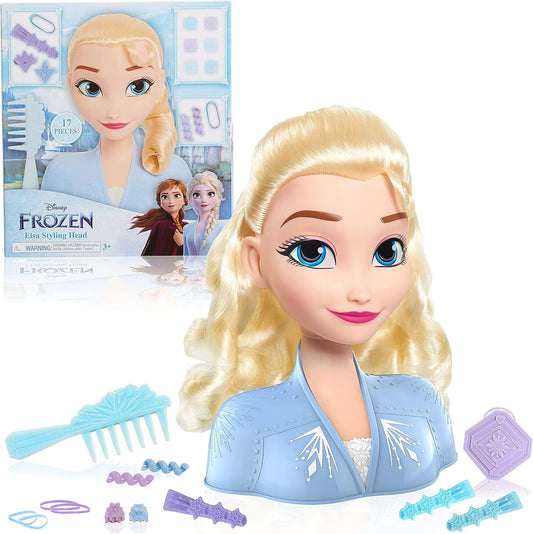 Disney Frozen Elsa Styling Head pretend to be hairdresser