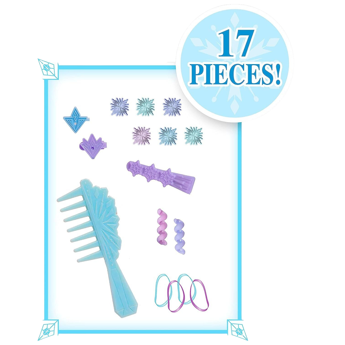 Disney Frozen Elsa Styling Head with 17 pieces that set include