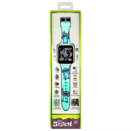 Disney Kids Blue Lilo and Stitch Interactive Smart Watch picture in the box