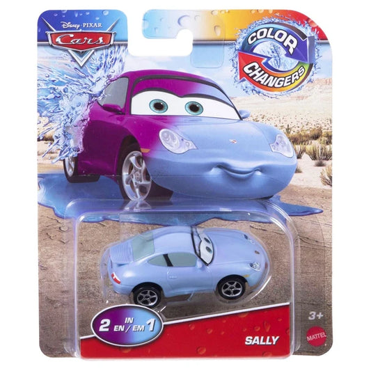 Disney Pixar Cars Color Changers Sally Die-Cast Vehicle picture in the box