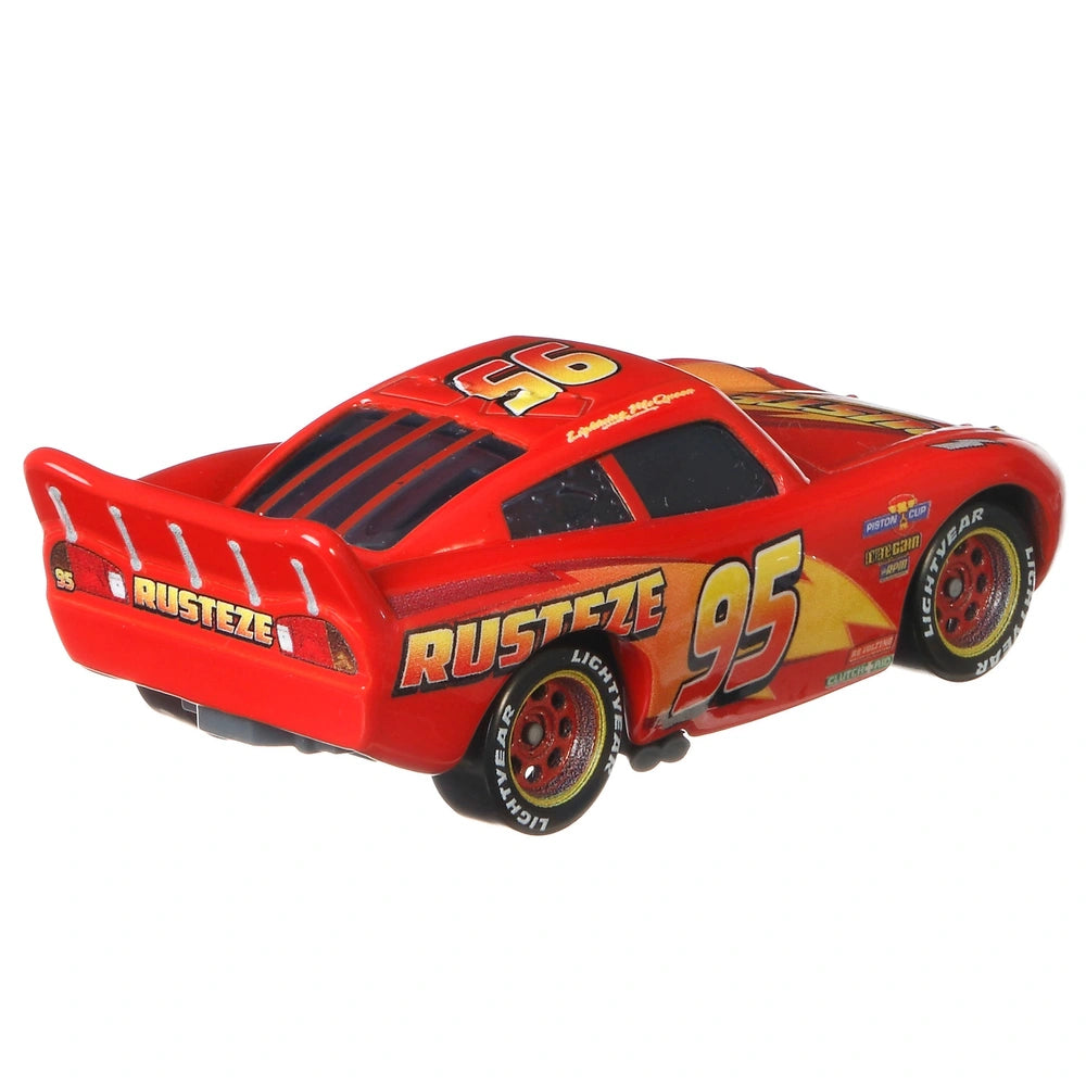 Disney Pixar Cars McQueen Rust-eze Racing Center 1:55 Vehicle picture from the back