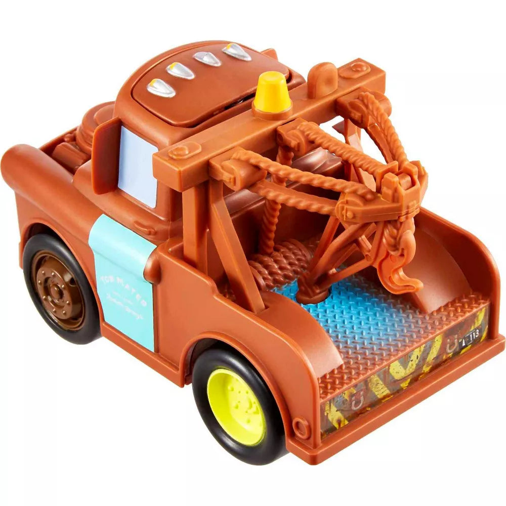 Disney and Pixar Cars Track Talkers Mater picture from the back