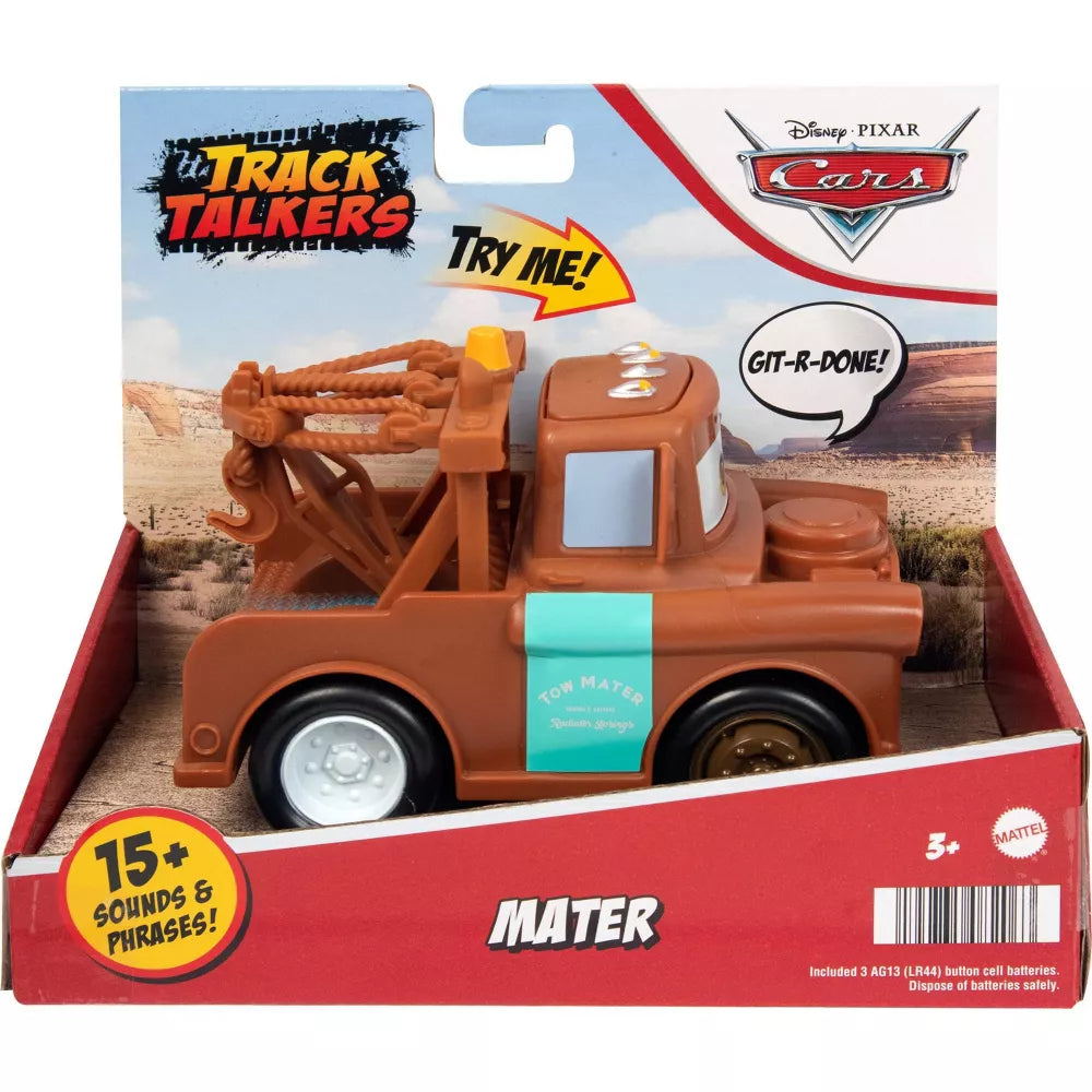 Disney and Pixar Cars Track Talkers Mater picture in the box