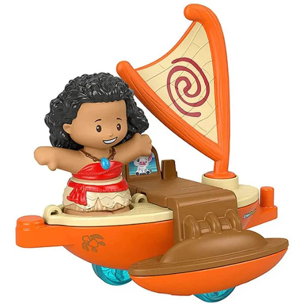 Disney Princess Little People Moana with Boat toy set, designed to enhance developmental play.
