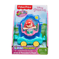 "Ariel's Disney Princess Little People Parade Float ready for magical adventures for toddlers."
