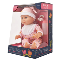 Dolls World Little Treasure Baby Girl Doll for ages 18 months an over