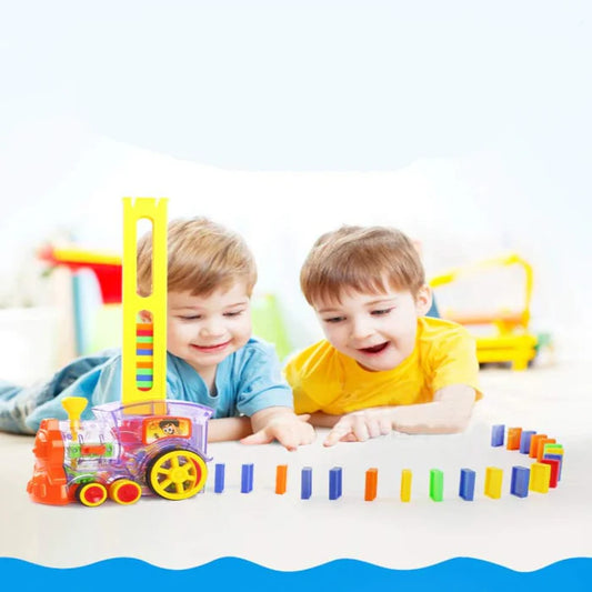 Domino Train Set with Lights & Sound life style picture