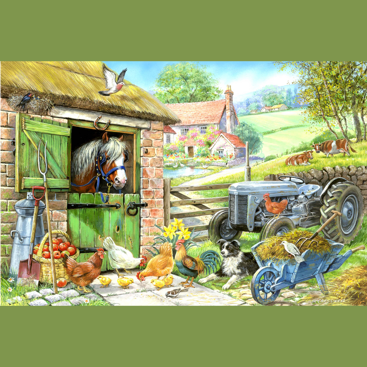 Down On The Farm - BIG 250 Piece Jigsaw Puzzle