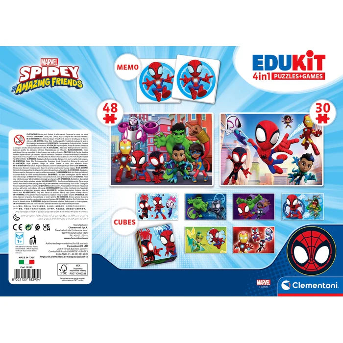 Clementoni Edukit 4 In 1 Spidey