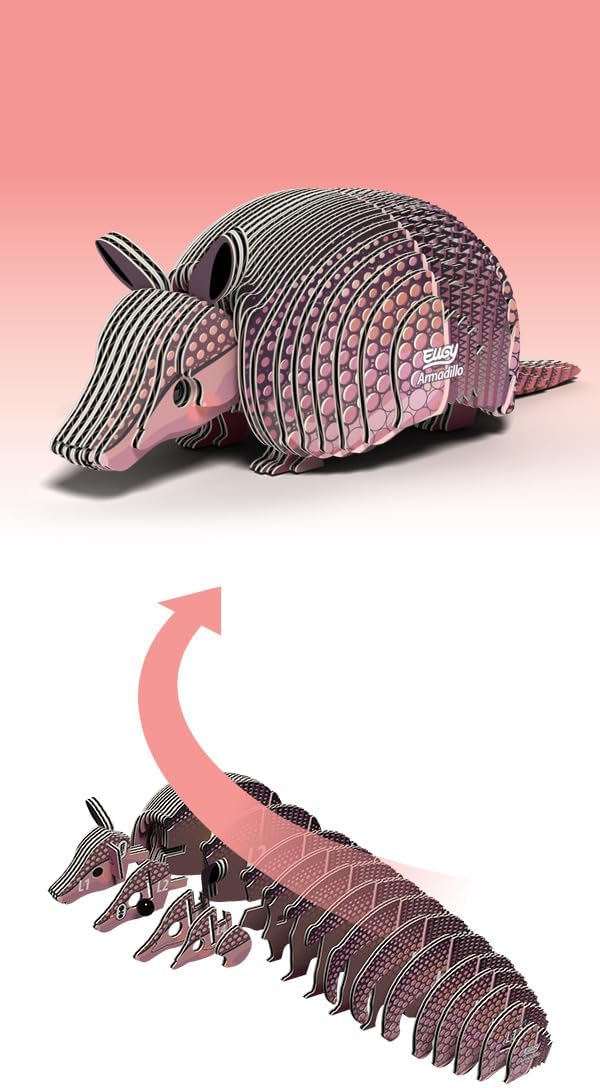 Eugy Armadillo 3D Puzzle