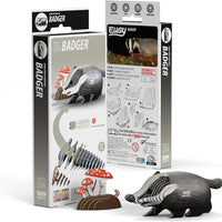 Eugy Badger 3D Puzzle
