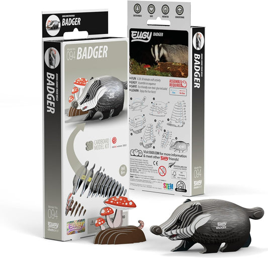 Eugy Badger 3D Puzzle