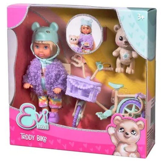 Evie Love Teddy Bike picture in the box