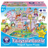 Orchard Toys Fairytale Castle 75 Piece Jigsaw Puzzle for Kids picture of the box