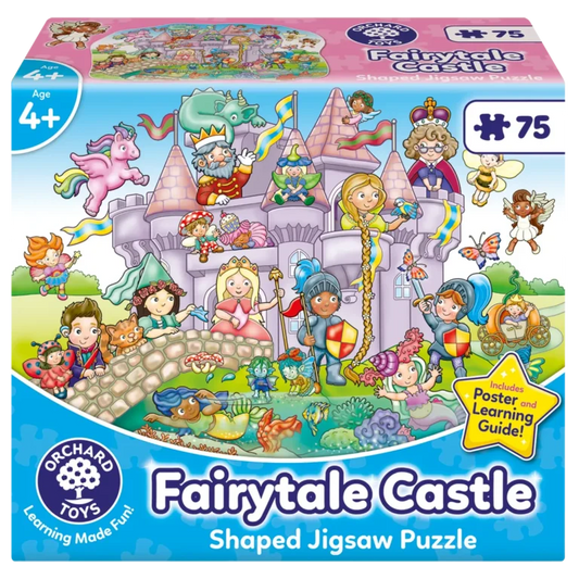 Orchard Toys Fairytale Castle 75 Piece Jigsaw Puzzle for Kids picture of the box
