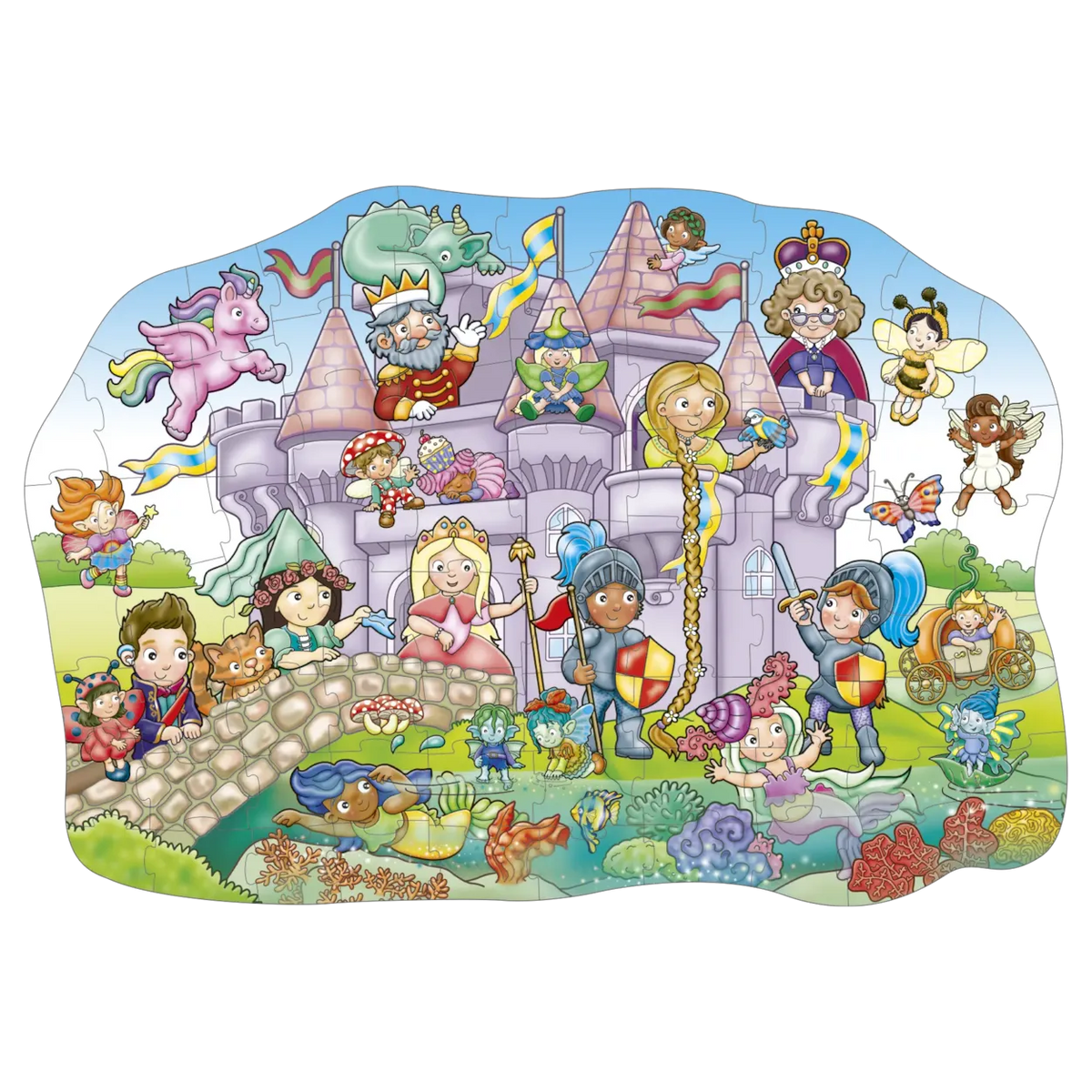 Orchard Toys Fairytale Castle 75 Piece Jigsaw Puzzle for Kids puzzles for all the family