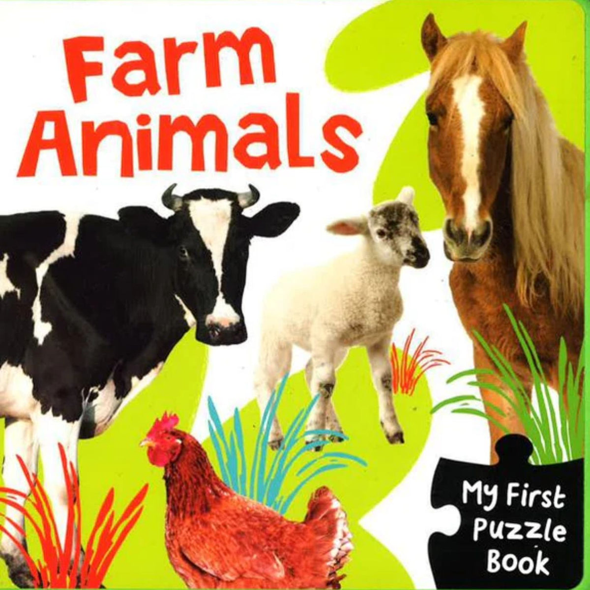 Farm Animals Puzzle Book