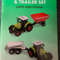 Tractor with Machinery Trailer Tanker LED sounds
