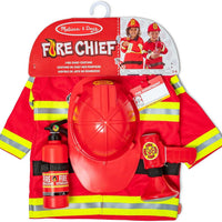 Melissa & Doug Fire Chief Costume Set for Kids picture on the white background