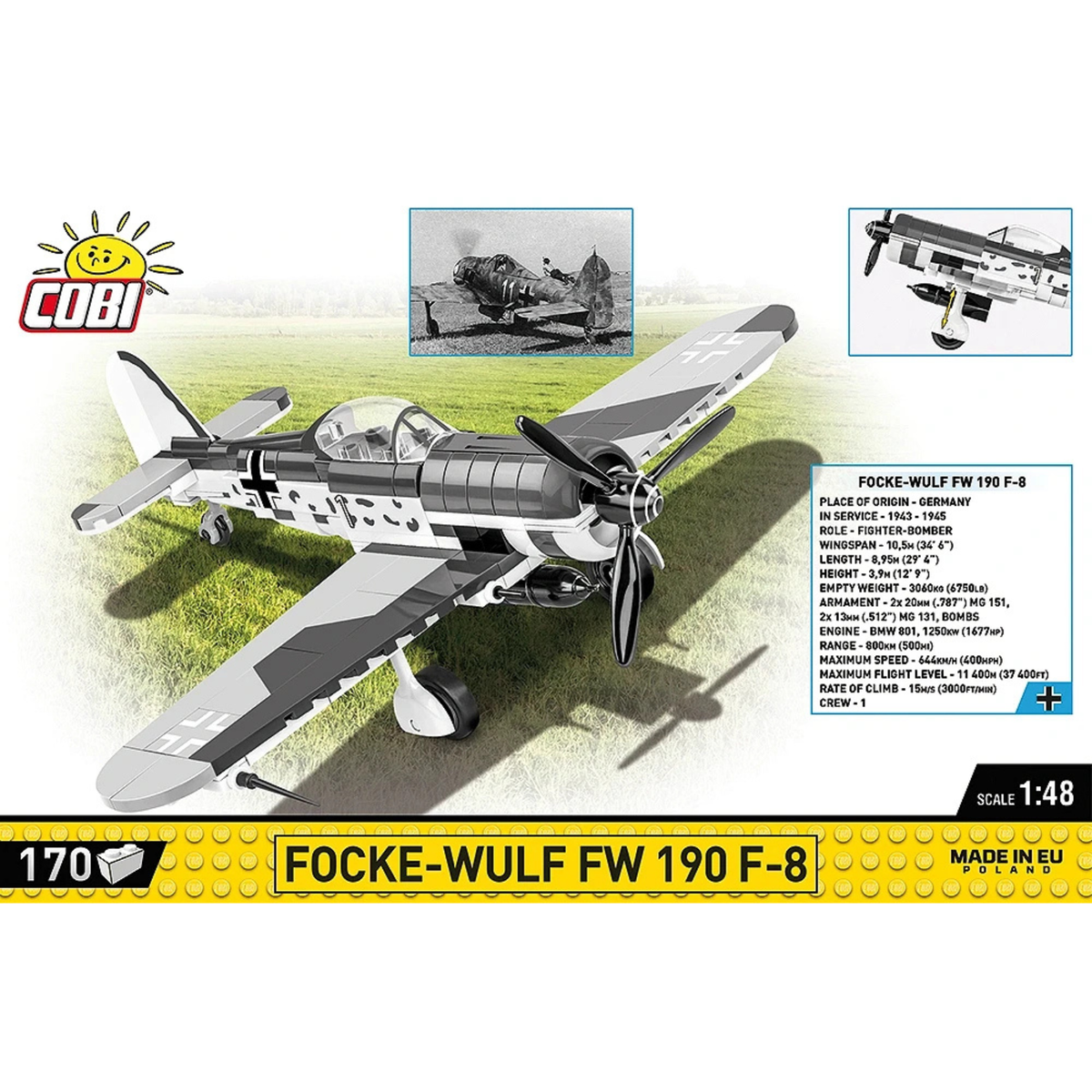 COBI Focke-Wulf Fw 190 F-8 picture with important features