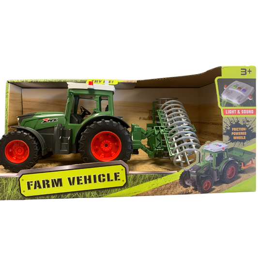 Friction Tractor with Light & Sound  farming vehicles