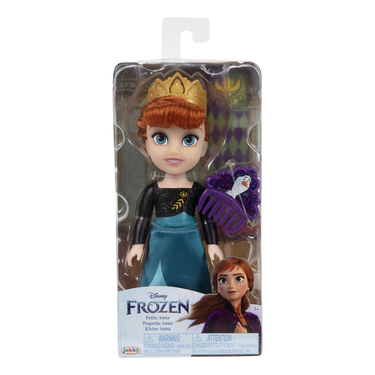 Frozen 6in Petite Dolls - Anna with a crown