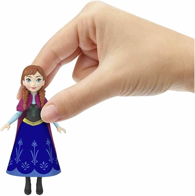 Mattel Anna doll inspired by Disney's Frozen 2, featuring a soft cape, removable skirt, and movable joints.
