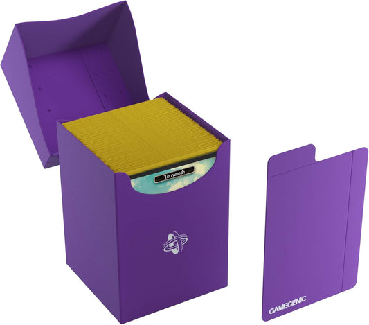 Gamegenic Deck Box 100+ Purple with space  for 100-120 cards