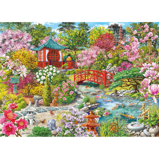 This Gibsons - The Japanese Garden 1000 Piece Jigsaw Puzzle is a perfect gift for puzzle lovers.
