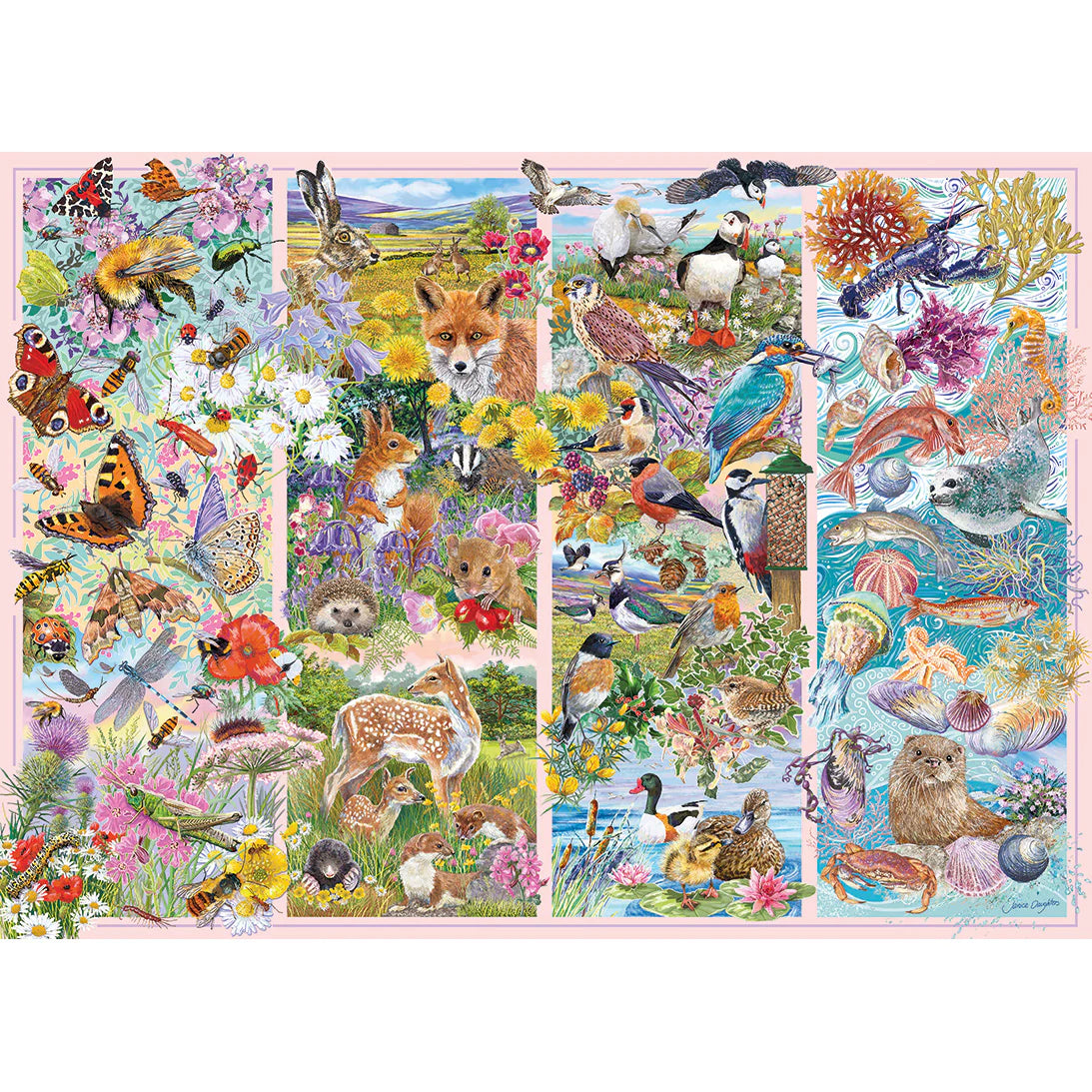 Challenge yourself with the Gibsons - Curious Creatures 1000 Piece Jigsaw Puzzle, perfect for nature lovers.
